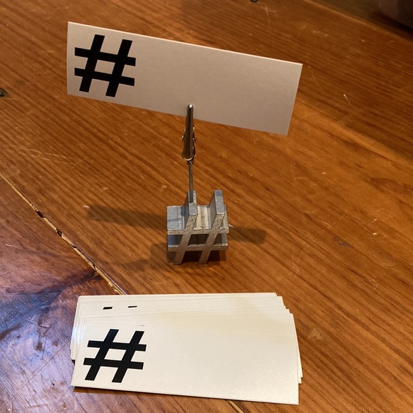 ### Blank HASHTAG Stickers ### Bundle/20 ### Laptop Car ### Support A Ca… - Picture 2 of 7